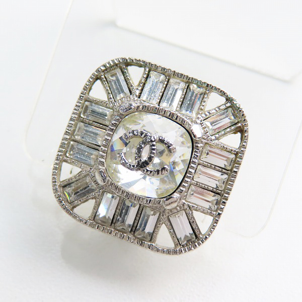 実際に弊社で買取させて頂いたCHANEL/シャネル ビジュー クリスタル ココマーク イヤリング 09P 片耳