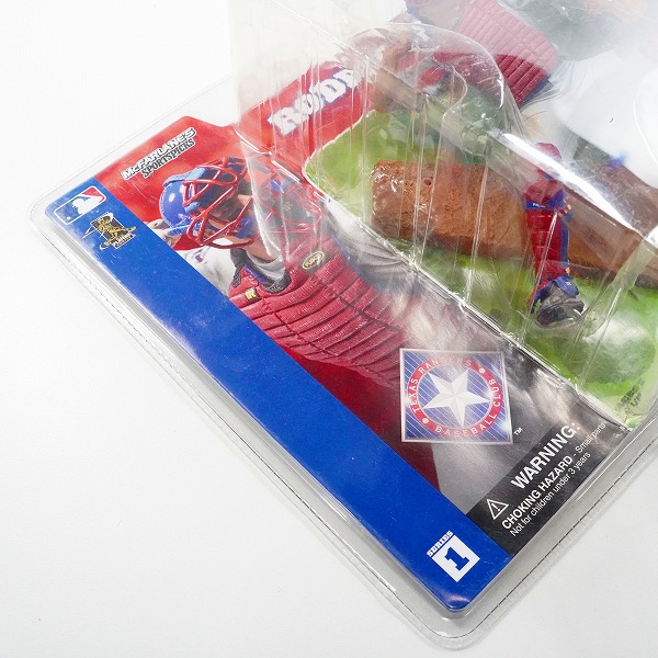 実際に弊社で買取させて頂いた【未開封】McFARLANE TOYS/マクファーレントイズ テキサス・レンジャーズ #7 IVAN RODRIGUEZ イバン・ロドリゲス フィギュアの画像 5枚目