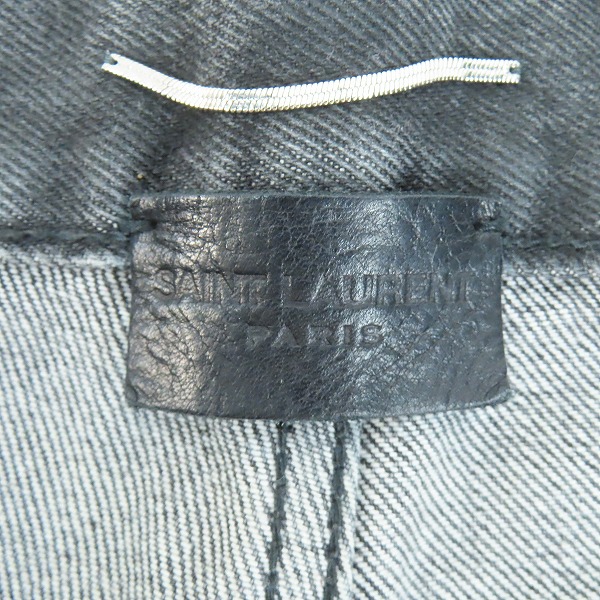 実際に弊社で買取させて頂いたSAINT LAURENT PARIS/サンローラン D02 M/SK-LW スキニーデニムパンツ/527389 YA867/34の画像 4枚目