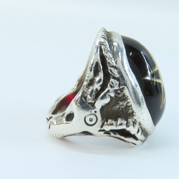 実際に弊社で買取させて頂いたALEX STREETER/アレックスストリーター エンジェルハートリング  レッド 12.5号の画像 4枚目