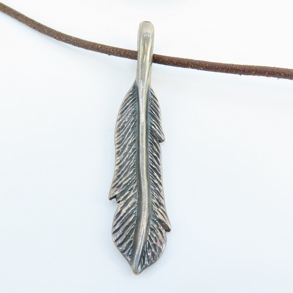 実際に弊社で買取させて頂いたBWL/Bill Wall Leather/ビルウォールレザー フェザー ペンダントトップの画像 1枚目
