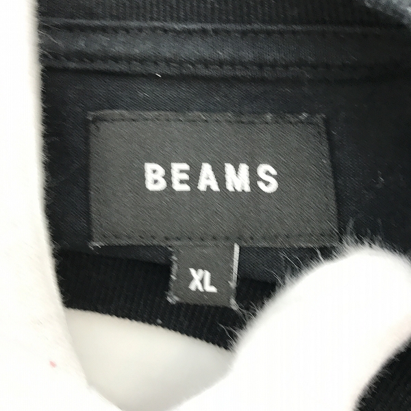 実際に弊社で買取させて頂いたBEAMS/ビームス ロゴ刺繍ロングTシャツ 11-10-0213-458/XLの画像 2枚目