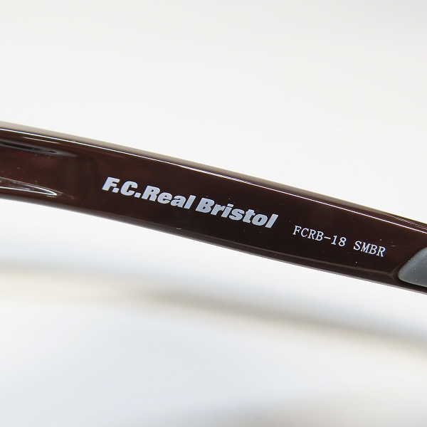 実際に弊社で買取させて頂いたF.C.Real Bristol×金子眼鏡/エフシーレアルブリストル×カネコガンキョウ BOSTON SUNGLASSES 度入り眼鏡/アイウェア FCRB-18の画像 3枚目