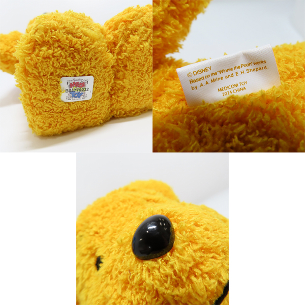 実際に弊社で買取させて頂いたMEDICOM TOY/メディコムトイ BE@RBRICK/ベアブリック Disney/ディズニー Winnie the Pooh COSTUME 400％ くまのプーさんの画像 3枚目