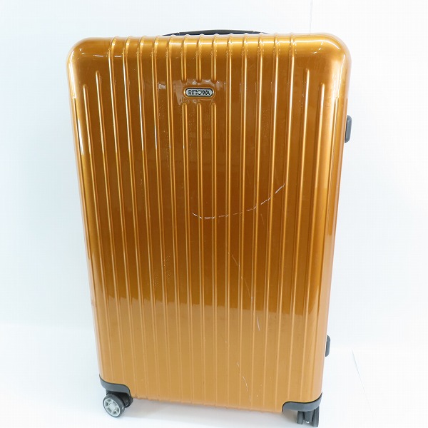 実際に弊社で買取させて頂いたRIMOWA/リモワ SALSA AIRサルサエアー 4輪 キャリーバッグ/スーツケース インカゴールド/84L/823.70