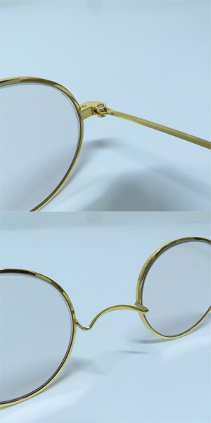 実際に弊社で買取させて頂いたEFFECTOR/エフェクター LAYLA/レイラ チタニウム ラウンド型 眼鏡/メガネフレームの画像 3枚目