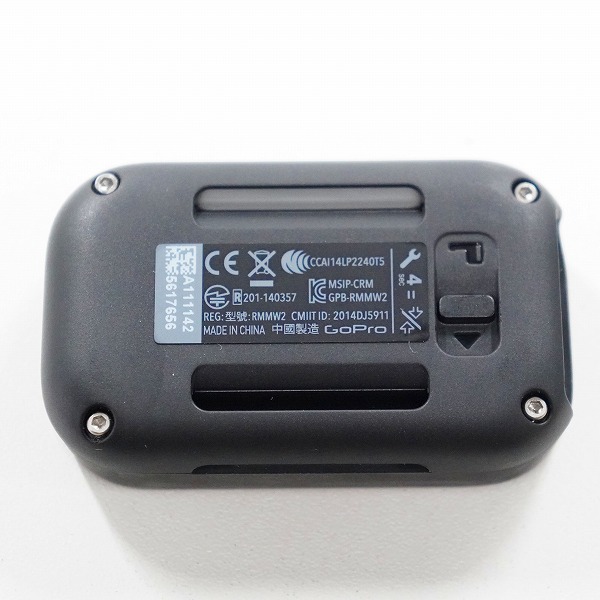 実際に弊社で買取させて頂いたGoPro/ゴープロ ARMTE-002 RMMW2 Smart Remote スマートリモート 通電確認済みの画像 2枚目