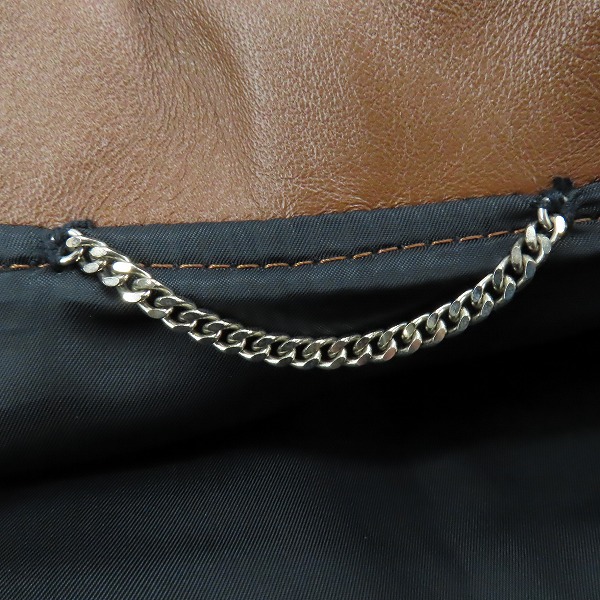 実際に弊社で買取させて頂いたWACKO MARIA/ワコマリア 23SS LEATHER COAT/TYPE-1 コート 23SS-WMO-CO03/Mの画像 6枚目