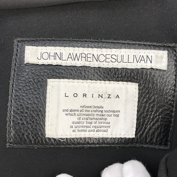 実際に弊社で買取させて頂いたJOHN LAWRENCE SULLIVAN×LORINZA/ジョンローレンスサリバン×ロリンザ レザーリュック バックパックの画像 4枚目