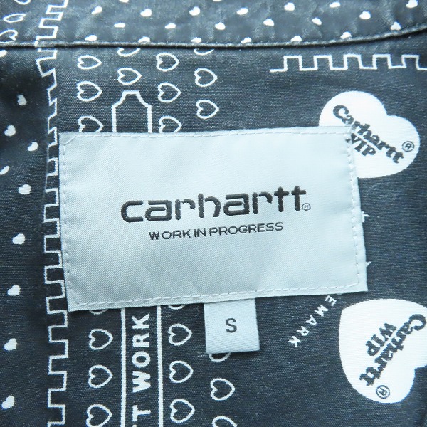 実際に弊社で買取させて頂いたCarhartt WIP/カーハート S/S Heart Bandana Shirt バンダナ 半袖シャツ Sの画像 2枚目