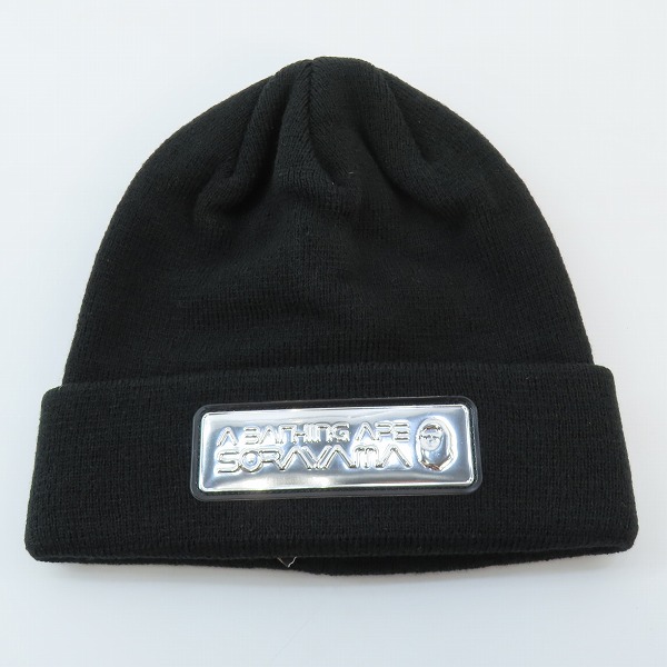 実際に弊社で買取させて頂いた【未使用】A BATHING APE×HAJIME SORAYAMA/アベイシングエイプ×空山 基 ニットキャップ 1H73180916/F