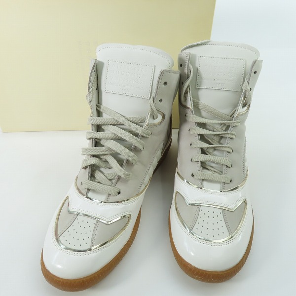 実際に弊社で買取させて頂いたMaison Martin Margiela/メゾンマルタンマルジェラ ハイトップスニーカー S37WS0138 S08151 001/41