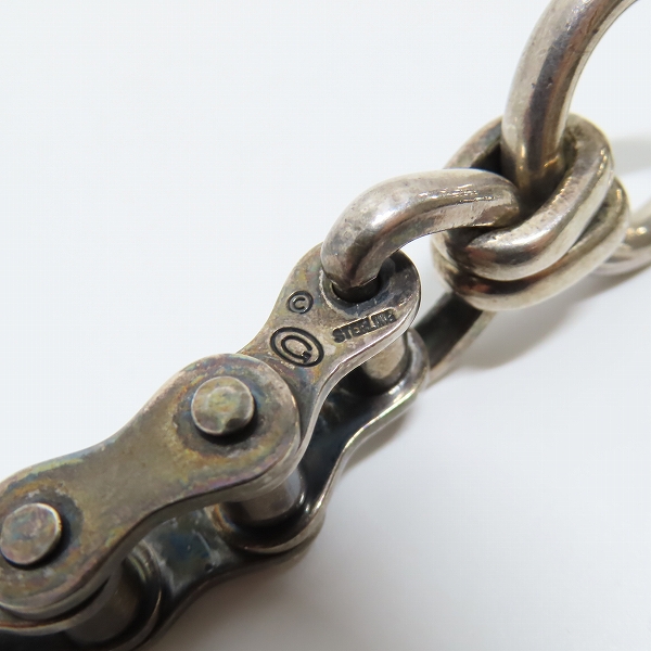 実際に弊社で買取させて頂いたGabor/ガボール マスター ラージ スカル w/バイク チェーン ウォレット ハンガーの画像 8枚目