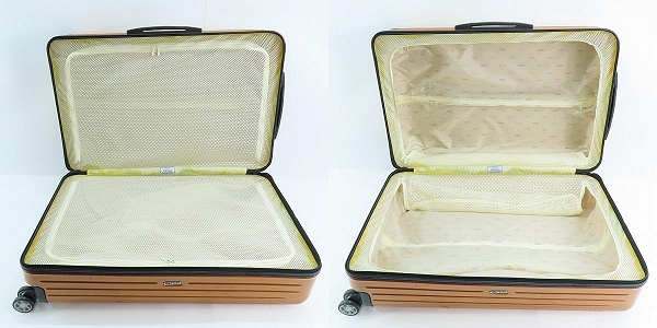 実際に弊社で買取させて頂いたRIMOWA/リモワ SALSA AIRサルサエアー 4輪 キャリーバッグ/スーツケース インカゴールド/84L/823.70の画像 3枚目