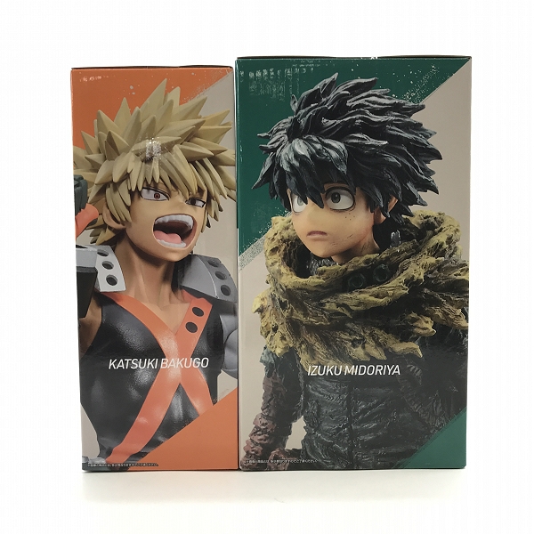 実際に弊社で買取させて頂いた【未開封】BANDAI/バンダイ 一番くじ 僕のヒーローアカデミア/ヒロアカ -VS- 緑谷出久/爆豪勝己 A賞/B賞/フィギュア 2点セットの画像 3枚目