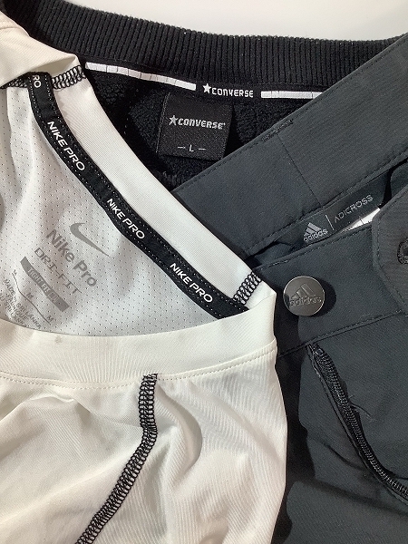 実際に弊社で買取させて頂いた【おまとめ】ナイキ/アディダス/コンバース 他 Ｔシャツ/ロングパンツ/ユニフォーム 等の画像 1枚目