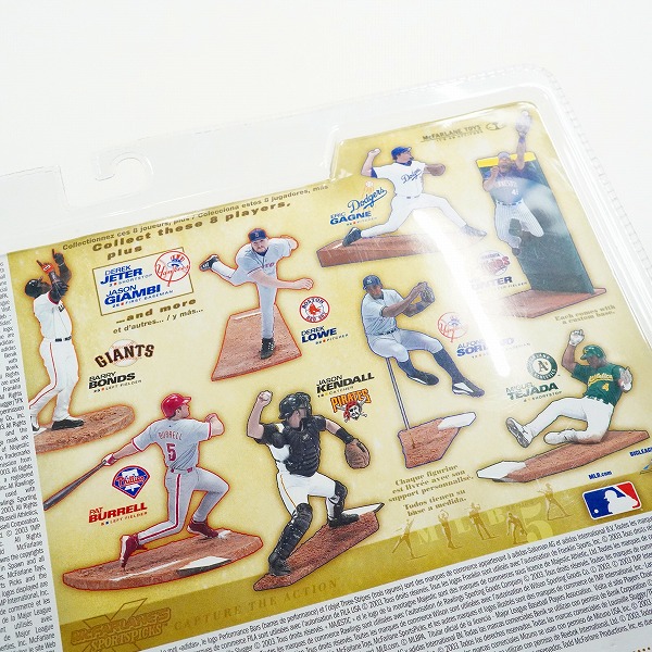 実際に弊社で買取させて頂いた 【未開封】McFARLANE/マクファーレン ニューヨーク・ヤンキース #25 JASON GIAMBI ジェイソン・ジアンビ フィギュアの画像 6枚目