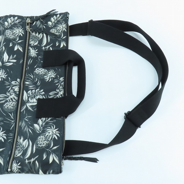 実際に弊社で買取させて頂いたポーター×エッセンシャルデザインズ×レインスプーナー カウレザー アロハ柄 2way ショルダーバッグ E161802の画像 7枚目