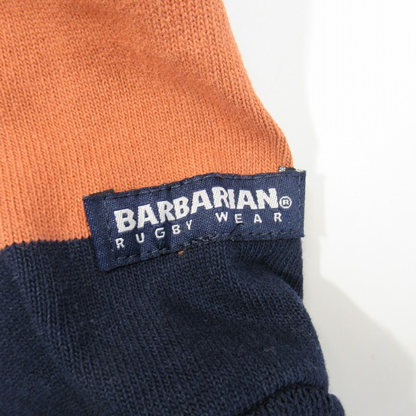 実際に弊社で買取させて頂いたBARBARIAN RUGBY WEAR/バーバリアン 長袖 ラグビーシャツ /XSの画像 4枚目