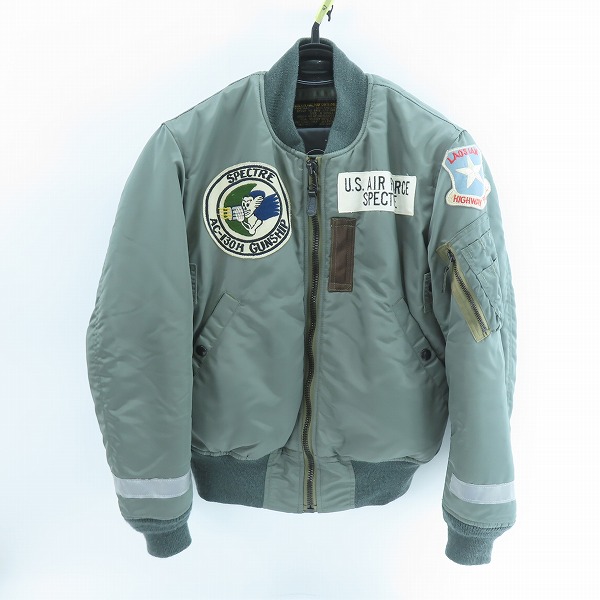 実際に弊社で買取させて頂いたThe REAL McCOY'S/リアルマッコイズ MA-1/フライトジャケット SPECTE AC-I30H  8415-273-3968  /XS