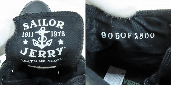 実際に弊社で買取させて頂いたCONVERSE/コンバース Chuck Taylor/チャックテイラー SAILOR JERRY 1V447/27.5の画像 6枚目