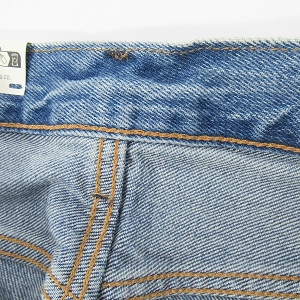 実際に弊社で買取させて頂いた【未使用】LEVI'S/リーバイス 501 150周年記念モデル デニムパンツ 00501-3385/W31L32の画像 7枚目