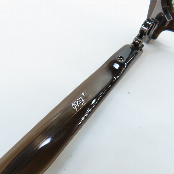 実際に弊社で買取させて頂いた999.9/フォーナインズ 跳上げ式 メガネフレーム M-95の画像 4枚目