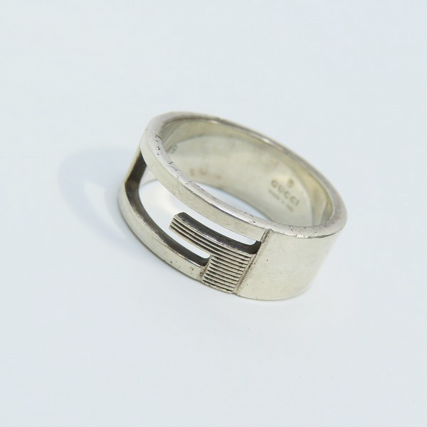 実際に弊社で買取させて頂いたGUCCI/グッチ Gロゴ リング 18号