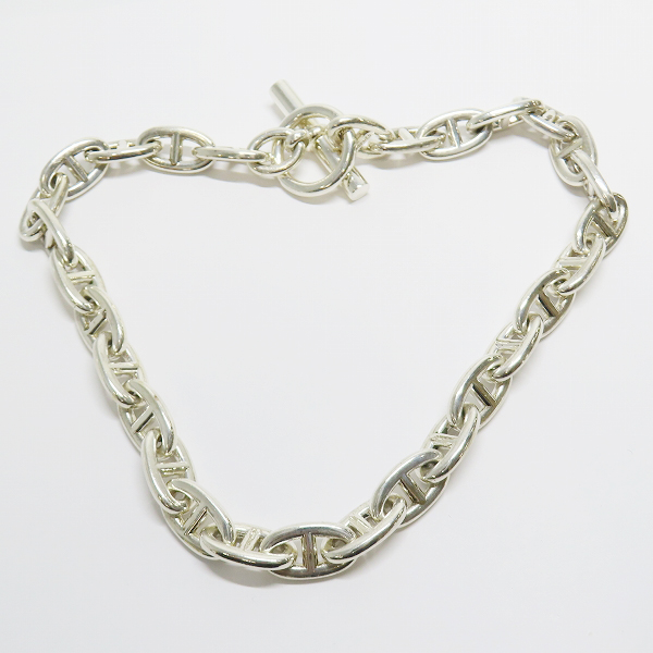 実際に弊社で買取させて頂いたHERMES/エルメス シェーヌダンクル GM 29リンク ネックレスの画像 6枚目