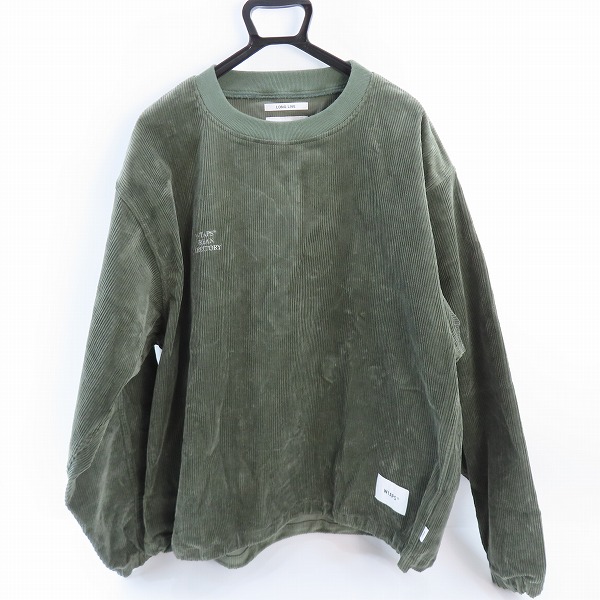 実際に弊社で買取させて頂いたWTAPS/ダブルタップス 22AW コーデュロイ ロングスリーブ 222BRDT-SHM04/X03
