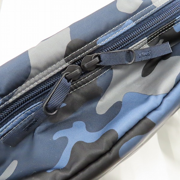 実際に弊社で買取させて頂いた(z12)【複数個選択可能/未使用】HEAD PORTER/ヘッドポーター JUNGLE WAIST BAG ジャングル ウエストバッグ ダークネイビーの画像 7枚目