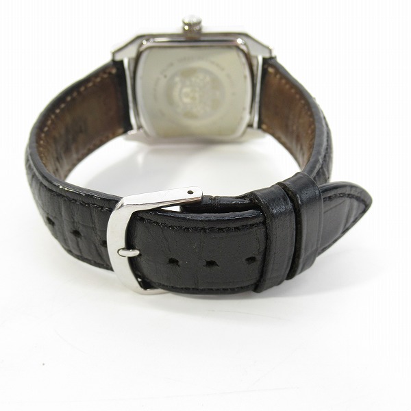 実際に弊社で買取させて頂いたHAMILTON/ハミルトン スモセコ ブラック文字盤 スクエア 腕時計 061132【動作未確認】の画像 2枚目