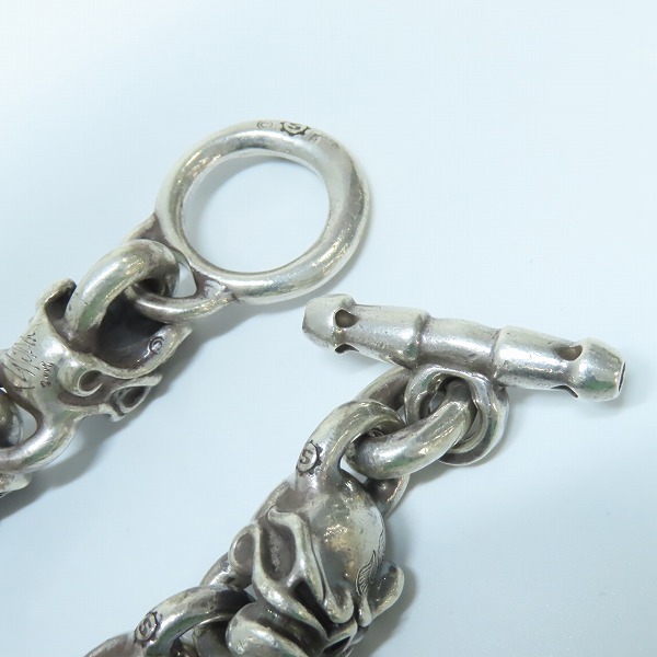 実際に弊社で買取させて頂いたSTARLINGEAR/スターリンギア クラッシャー フルスカルブレスレットの画像 4枚目