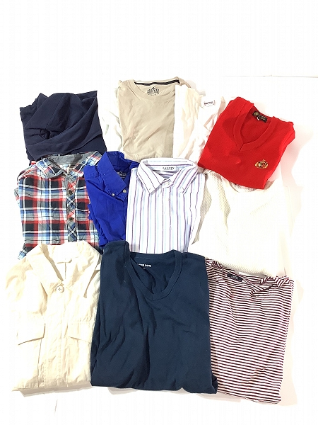 実際に弊社で買取させて頂いた【おまとめ】トミーヒルフィガー/シップス/スリードッツ 等 長袖トップス/長袖シャツ/パーカー 他