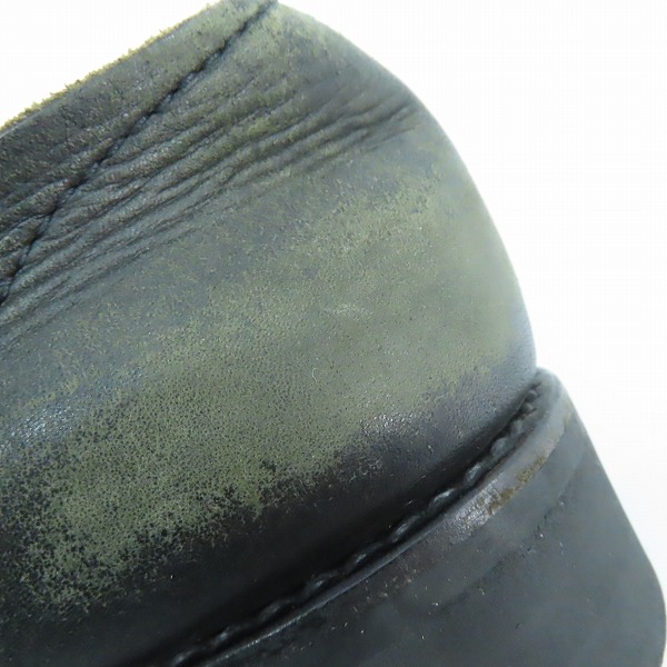 実際に弊社で買取させて頂いたISAMUKATAYAMA BACKLASH/バックラッシュ ショルダーレザースリッポンシューズの画像 6枚目