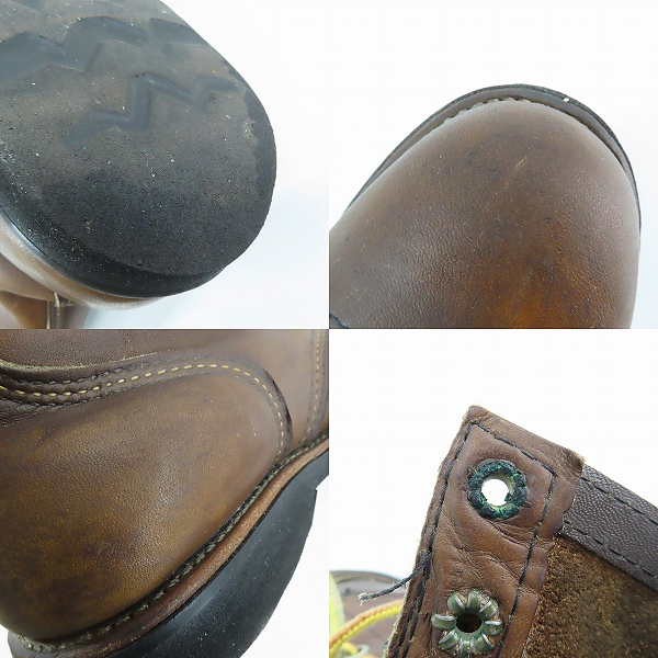 実際に弊社で買取させて頂いたRED WING/レッドウィング ロガーブーツ Z41 PT91 8.5Dの画像 8枚目