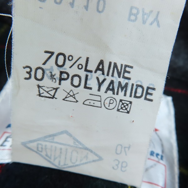 実際に弊社で買取させて頂いたDANTON×EDIFICE/ダントン×エディフィス フランス製 ウールコート 4-1131-4809-3/36の画像 3枚目