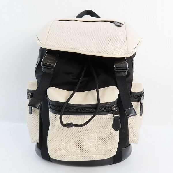 実際に弊社で買取させて頂いたCOACH/コーチ パンチングレザー バックパック/リュックサック A1761-F57477