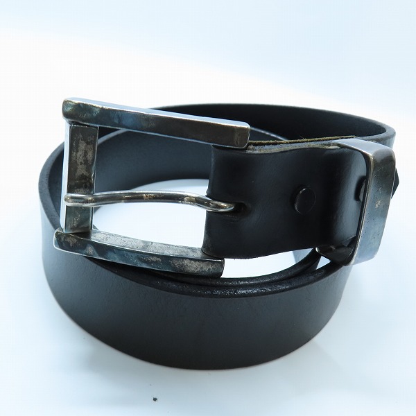 実際に弊社で買取させて頂いたBACKLASH/バックラッシュ イタリアンダブルショルダーシワ加工プルアップ レザーベルト