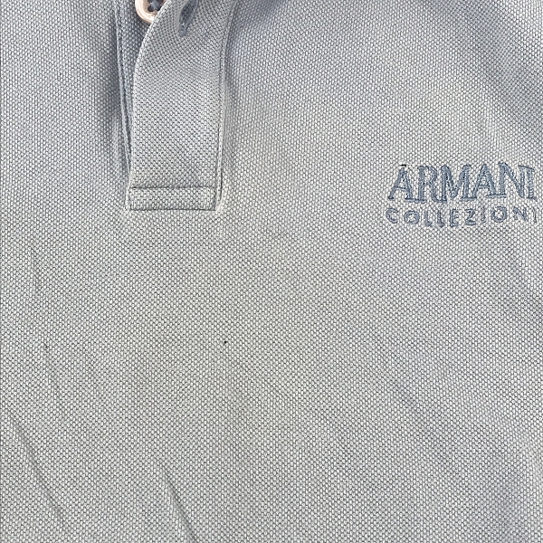 実際に弊社で買取させて頂いたARMANI COLLEZIONI/アルマーニ コレツィオーニ ロゴ刺繍半袖ポロシャツ Sの画像 6枚目