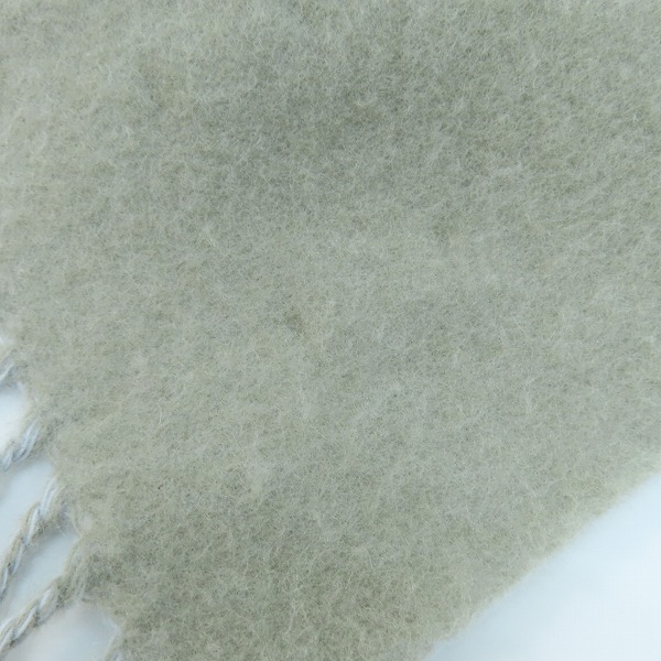 実際に弊社で買取させて頂いたLOUIS VUITTON/ルイヴィトン エシャルプレイキャビック マフラー グレージュ カシミヤ100％ M70462の画像 4枚目