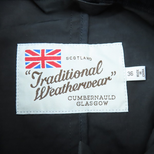 実際に弊社で買取させて頂いたTraditional Weatherwear/トラディショナル ウェザーウェア × BEAMS/ビームス コート G231APFCO0352BT/36の画像 2枚目