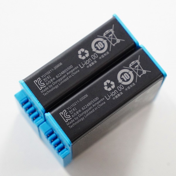 実際に弊社で買取させて頂いたGoPro/ゴープロ SPBL1B HERO 11& 10 & 9 Black 用 純正 バッテリー 2点セット 動作確認済みの画像 3枚目