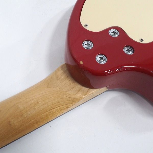 実際に弊社で買取させて頂いた★FERNANDES/フェルナンデス ZO-3 ぞうさん アンプ内蔵エレキギター レッド ソフトケース付の画像 8枚目