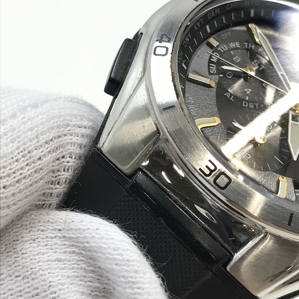 実際に弊社で買取させて頂いたCASIO/カシオ WAVE CEPTOR ウェーブセプター 時計/ウォッチ WVQ-M410-1AJFの画像 4枚目