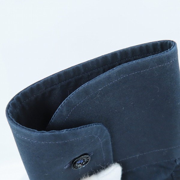 実際に弊社で買取させて頂いたGUCCI/グッチ 長袖シャツ ダークネイビー/38の画像 7枚目