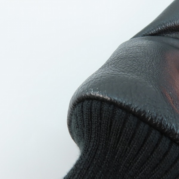 実際に弊社で買取させて頂いたcarhartt wip/カーハート 袖レザー スタジャン/スタジアムジャンパー /Sの画像 6枚目