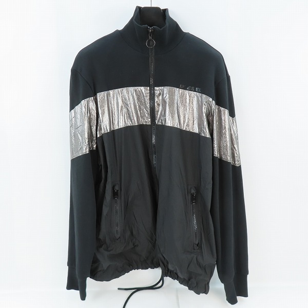 実際に弊社で買取させて頂いたDIESEL/ディーゼル ナイロン/スウェット 切替 ジップアップ ジャケット /L