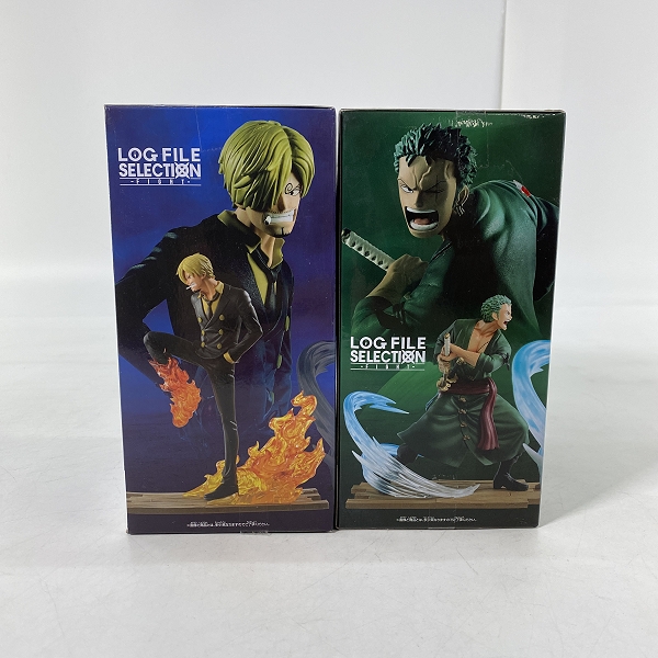 実際に弊社で買取させて頂いた【未開封】バンダイスピリッツ ONE PIECE/ワンピース LOG FILE SELECTION ゾロ/サンジ フィギュア 2点セットの画像 3枚目