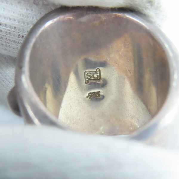 実際に弊社で買取させて頂いたSTANLEY GUESS/スタンリーゲス マルチスカルオーバルリング 21号の画像 6枚目